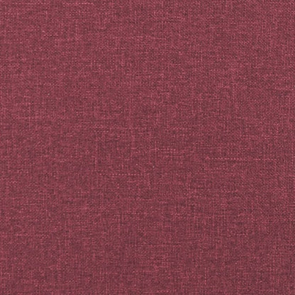 2-sitssoffa vinröd 140 cm tyg