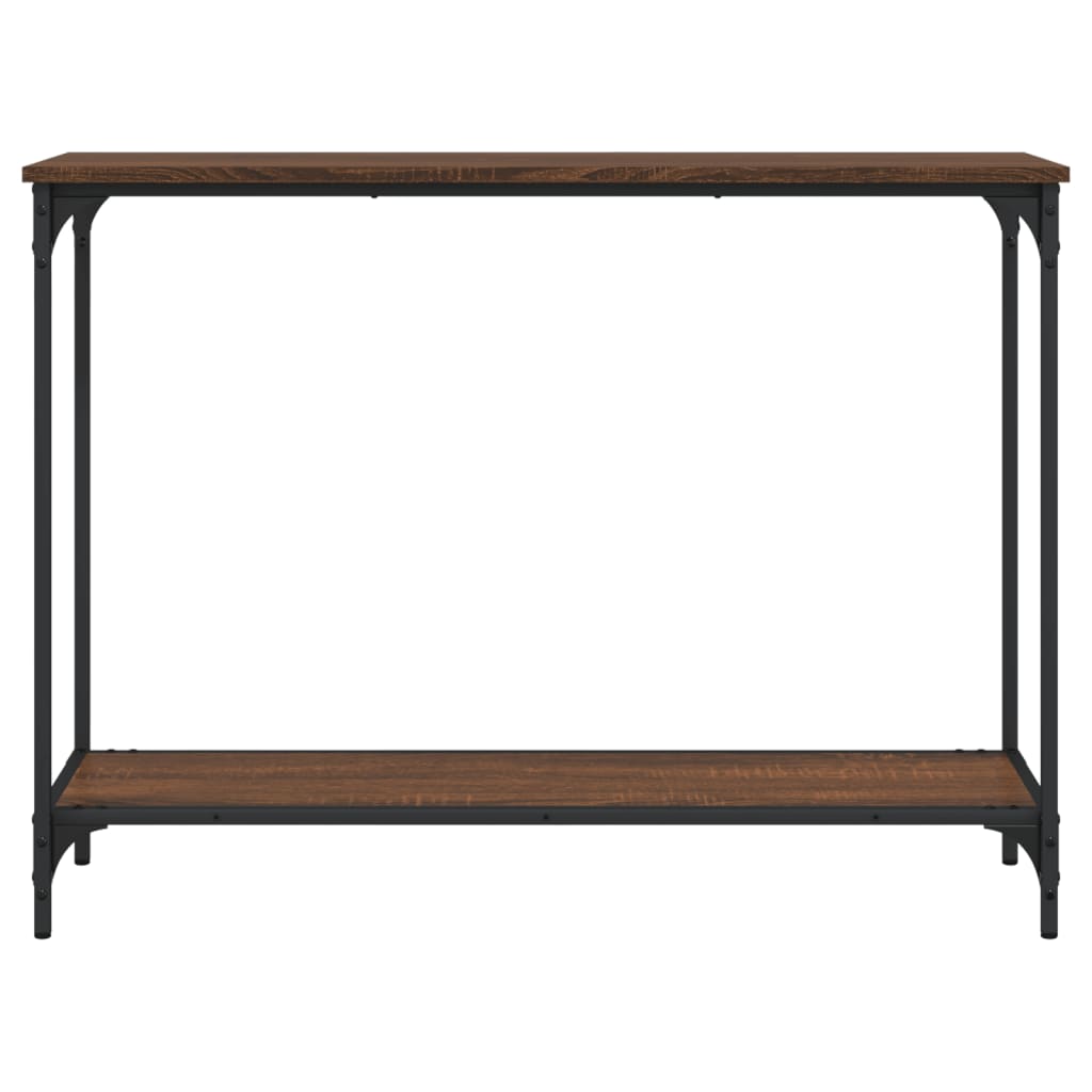 Avlastningsbord brun ek 101x30,5x75 cm konstruerat trä