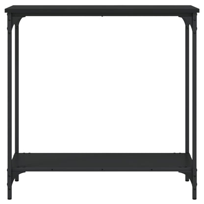 Konsolbord svart 75x30,5x75 cm konstruerat trä