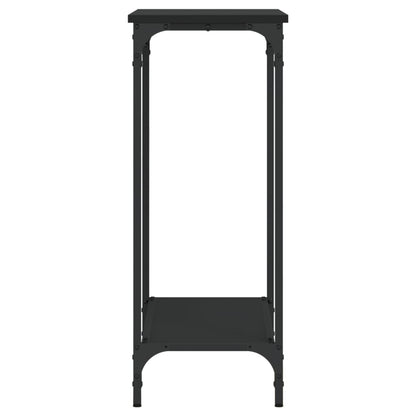 Konsolbord svart 75x30,5x75 cm konstruerat trä
