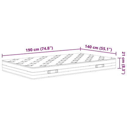 Bonellresårmadrass medium 140x190 cm