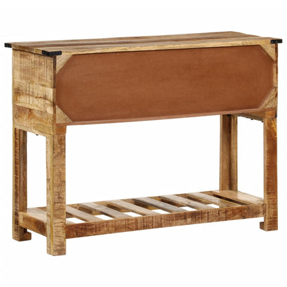 Konsolbord 100x35x75 cm massivt mangoträ