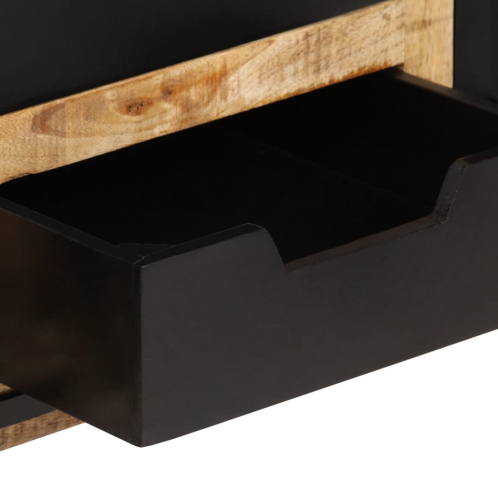 Konsolbord 100x35x75 cm massivt mangoträ