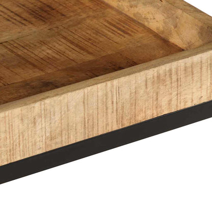 Sidobord 35x35x45 cm Solid Wood Rough Mango