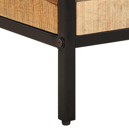 Sidobord 35x35x45 cm Solid Wood Rough Mango