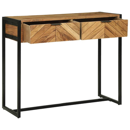 Konsolbord 90x35x75 cm Massivt trä Akacia