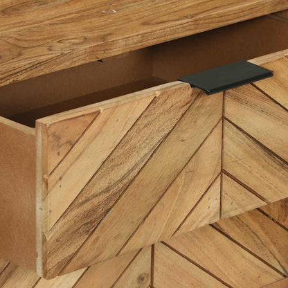 Konsolbord 90x35x80 cm Massivt Trä Akacia