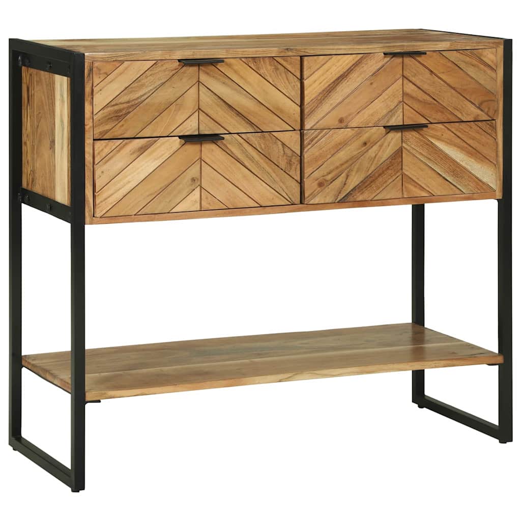 Konsolbord 90x35x80 cm Massivt Trä Akacia