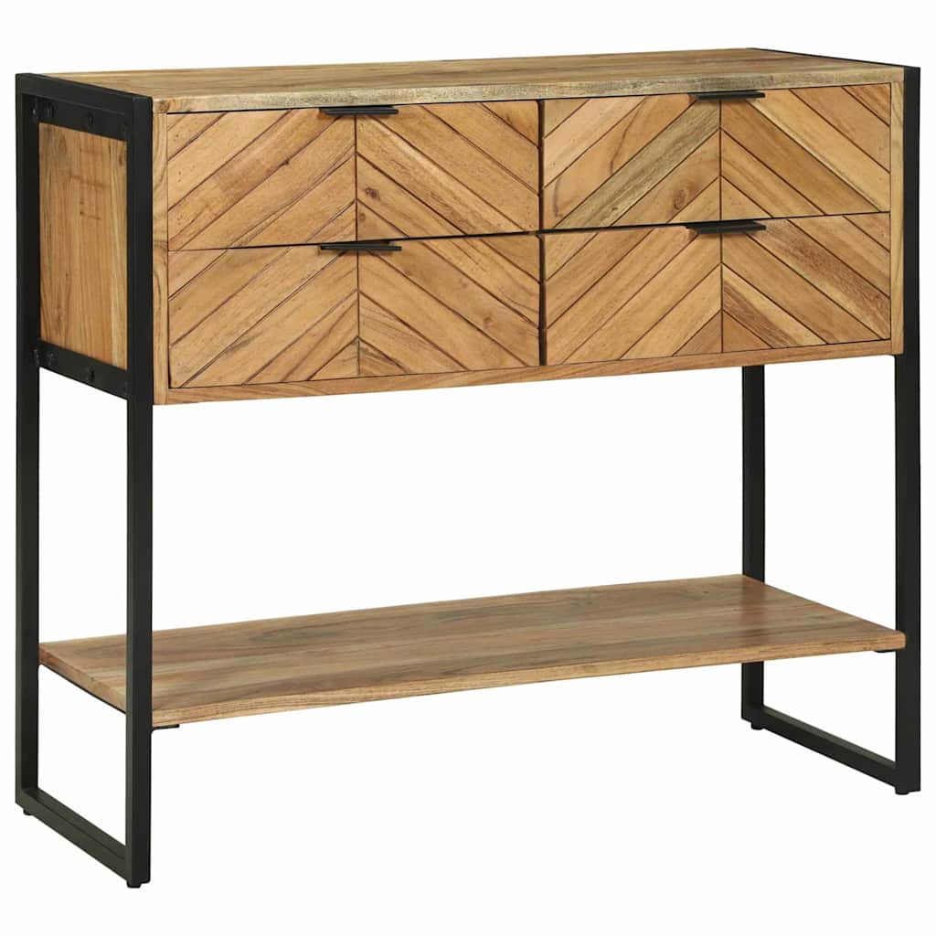 Konsolbord 90x35x80 cm Massivt Trä Akacia