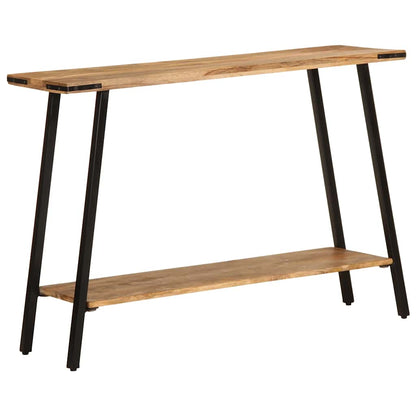 Konsolbord 110x30x75 cm massivt mangoträ