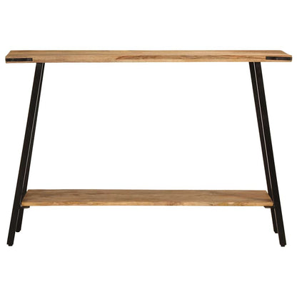 Konsolbord 110x30x75 cm massivt mangoträ