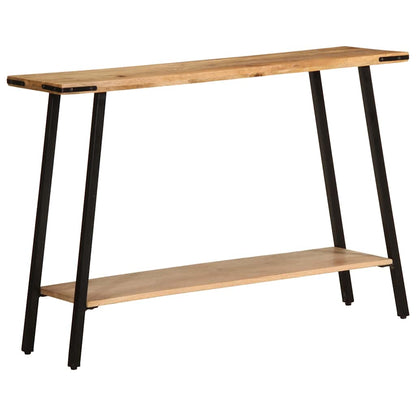 Konsolbord 110x30x75 cm massivt mangoträ