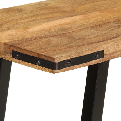 Konsolbord 110x30x75 cm massivt mangoträ