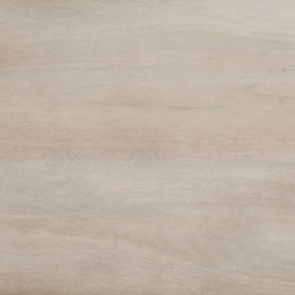 Konsolbord brun 110x35x76 cm massivt mangoträ och järn