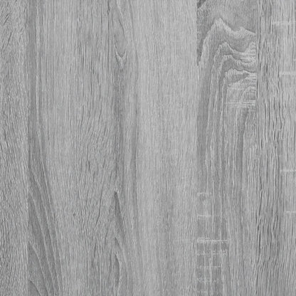 Väggskåp 2 st grå sonoma 75x18x16,5 cm konstruerat trä