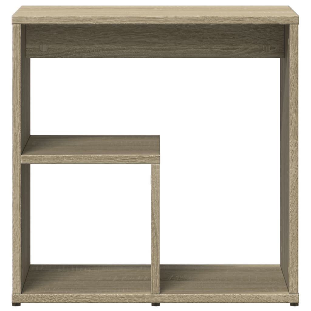 Sidobord 2 st sonoma-ek 50x30x50 cm konstruerat trä