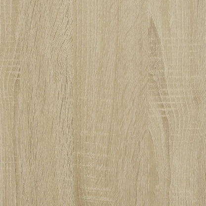 Sidobord 2 st sonoma-ek 50x30x50 cm konstruerat trä