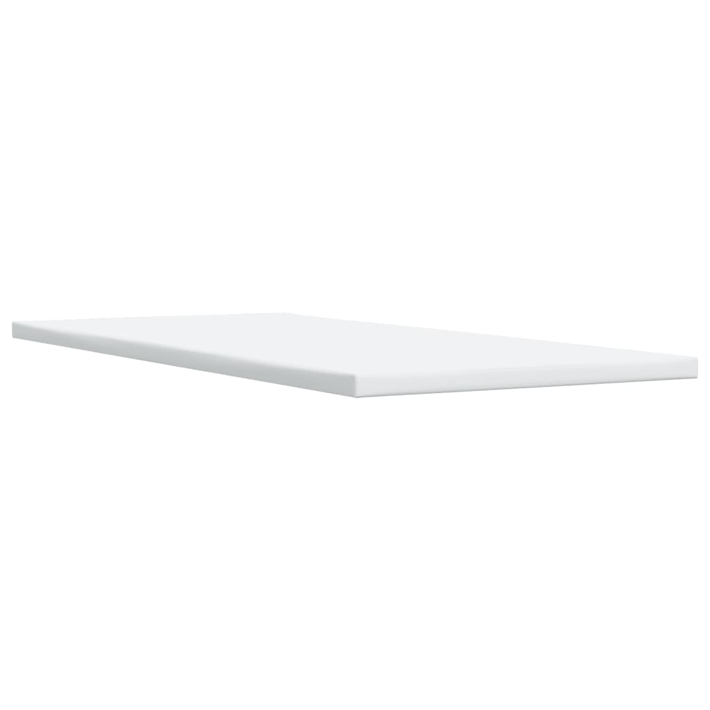 Ramsäng med madrass svart 90x200 cm konstläder