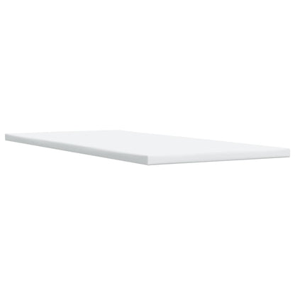 Ramsäng med madrass svart 90x200 cm konstläder
