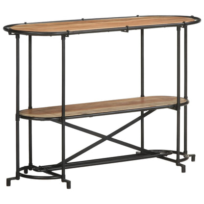 Konsolbord 110x42x76 cm massivt akaciaträ