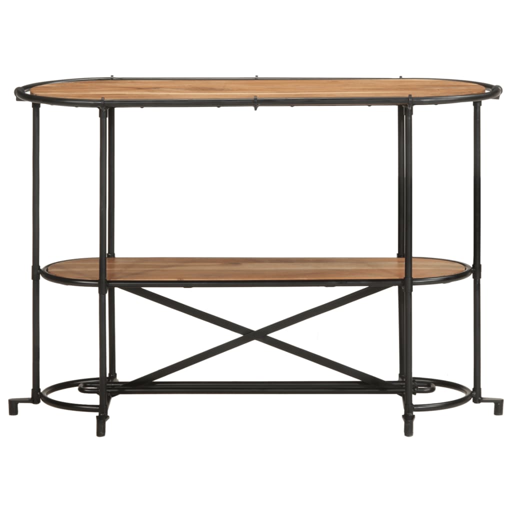 Konsolbord 110x42x76 cm massivt akaciaträ