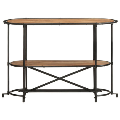 Konsolbord 110x42x76 cm massivt akaciaträ