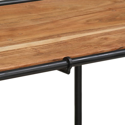 Konsolbord 110x42x76 cm massivt akaciaträ
