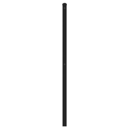Sänggavel sonoma-ek 120 cm järn och konstruerat trä