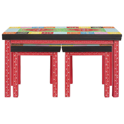 Nesting Tables 3 st Solid Wood Mango