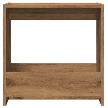 Sidobord artisan ek 50x26x50 cm konstruerat trä