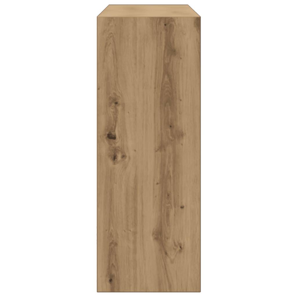Konsolbord artisan ek 78x30x80 cm konstruerat trä