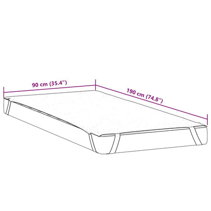 Madrasskydd vit 90x190 cm vattentät