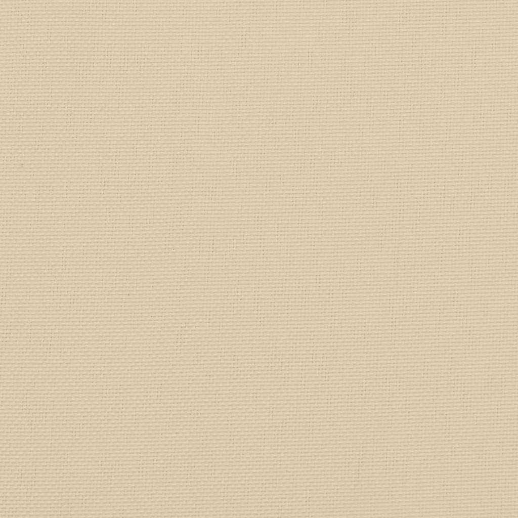 Hopfällbar solstol beige 175x54x8,5 cm oxfordtyg