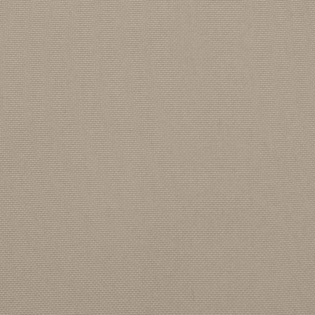 Hopfällbar solstol Taupe 175x54x8,5 cm Oxford tyg