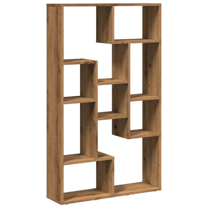 Bokhylla ek 72x20x120 cm konstruerat trä