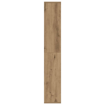Bokhylla ek 72x20x120 cm konstruerat trä