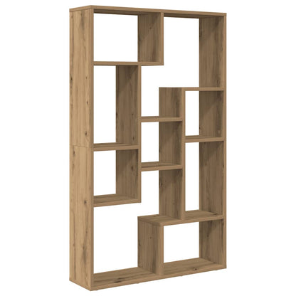 Bokhylla ek 72x20x120 cm konstruerat trä