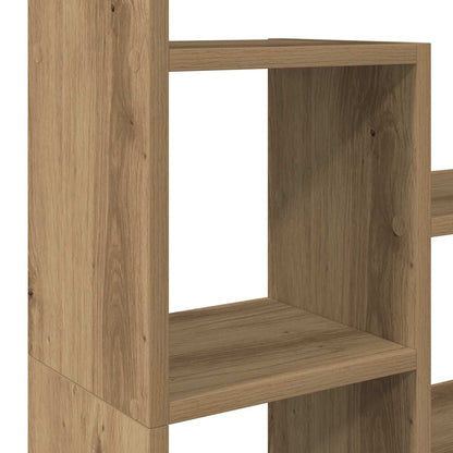 Bokhylla ek 72x20x120 cm konstruerat trä