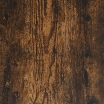 Bokhylla rökfärgad ek 40x30x152 cm konstruerat trä