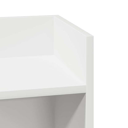 Sidobord med hylla svart 25,5x27x60 cm