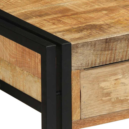 Konsolbord 120x33x75 cm Solid Grovt Mangoträ