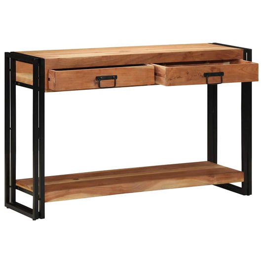 Konsolbord 120x33x75 cm Massivt Akaciaträ