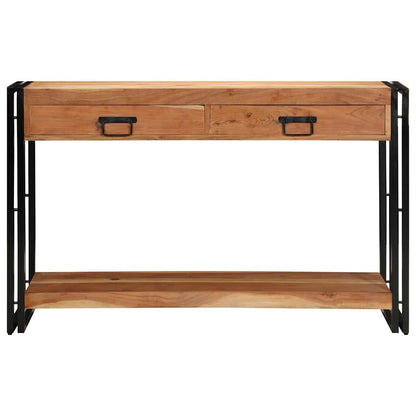 Konsolbord 120x33x75 cm Massivt Akaciaträ
