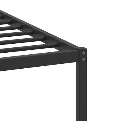 Sängram utan madrass sonoma-ek 100x200 cm konstruerad trä