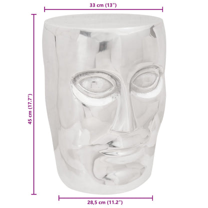 Face Stol Silver 33x33x45 cm Aluminium