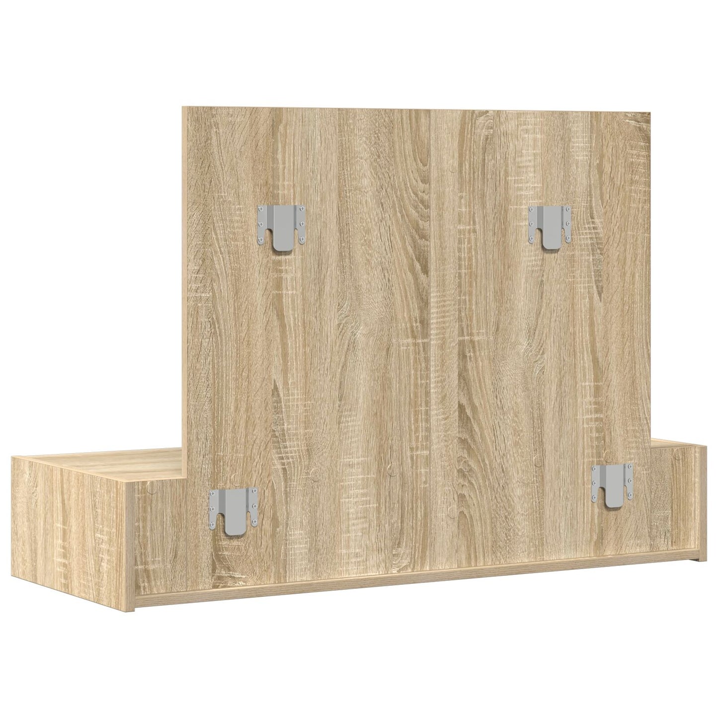 Väggmonterat Sminkbord Sonoma Ek 100x40x70 cm