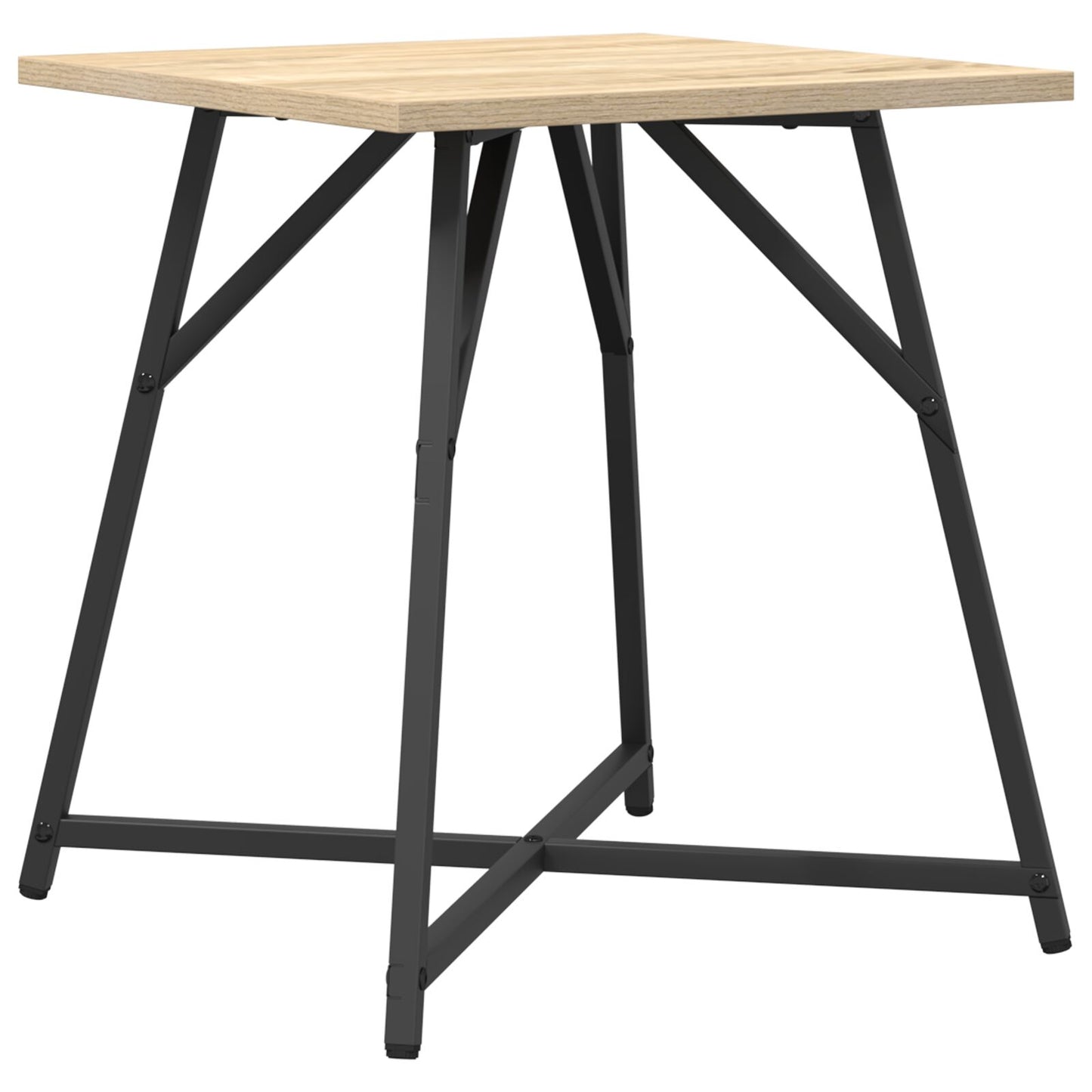 Sidobord 2 st Sonoma Ek Fuskträ och Metall