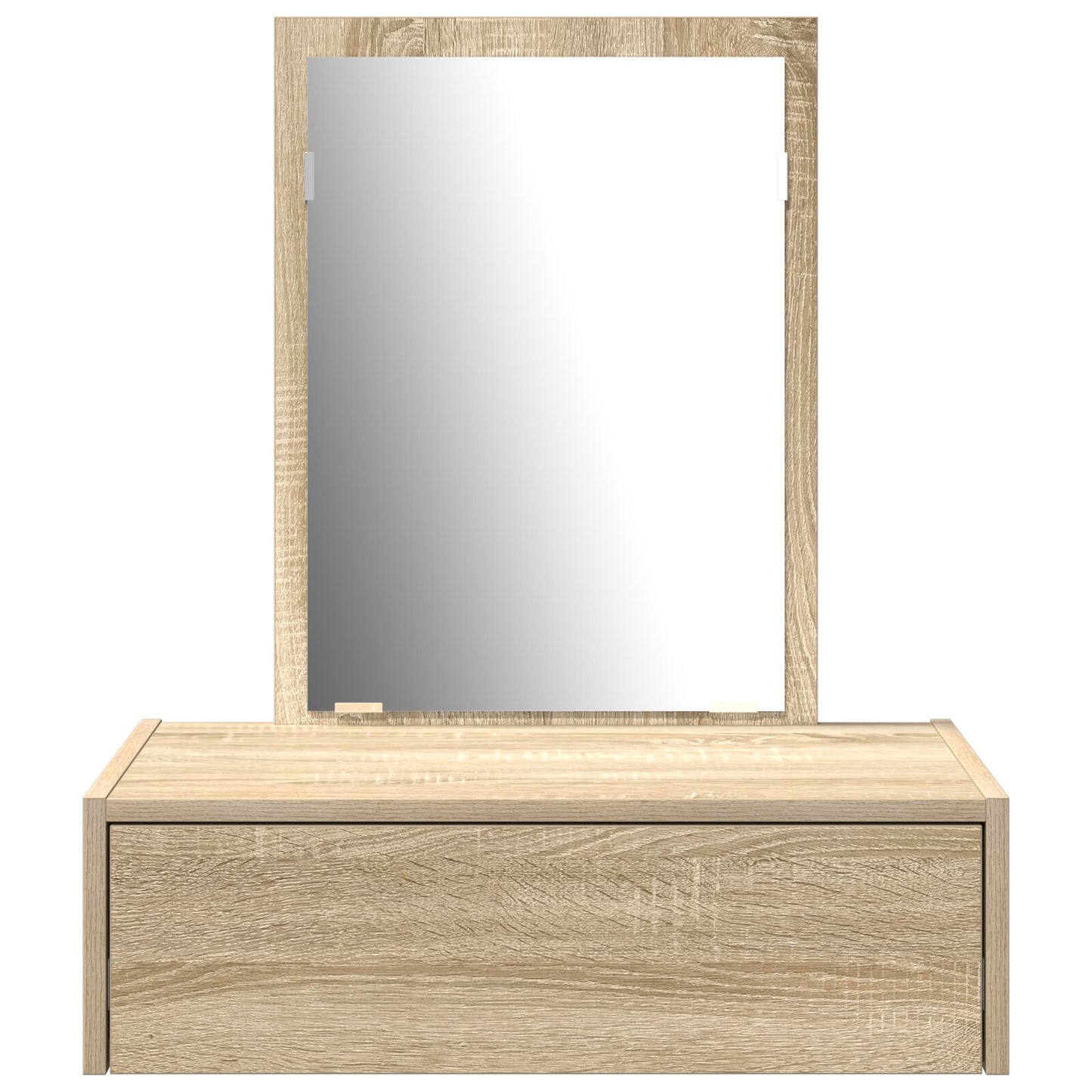 Väggmonterat Sminkbord Sonoma Ek 60x40x70 cm