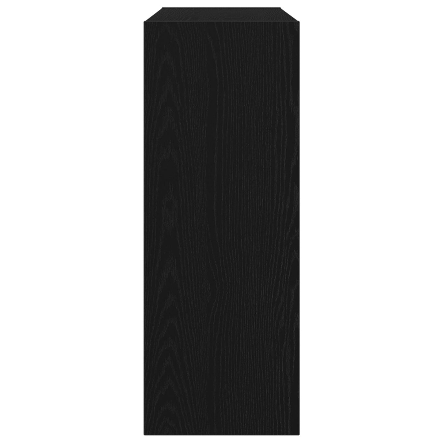 Konsolbord Svart Ek 105x30x80 cm Ingenjörsträ