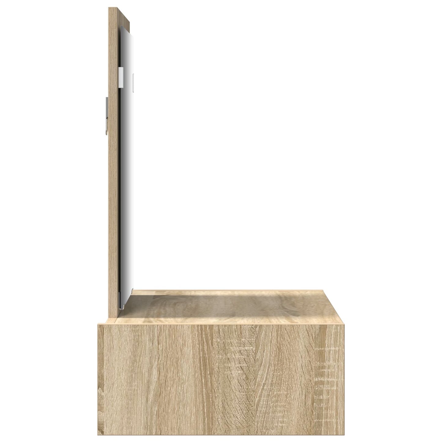 Väggmonterat Sminkbord Sonoma Ek 60x40x70 cm